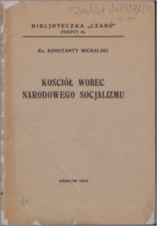 Kościół wobec narodowego socjalizmu