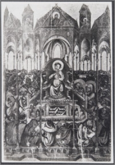 [Toruń, Dwunastoletni Chrystus nauczający w świątyni - fragment dawnego ołtarza głównego z kościoła Wniebowzięcia Najświętszej Marii Panny i Bł. ks. Stefana W. Frelichowskiego]