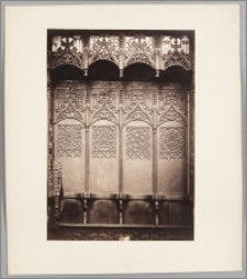 [Toruń, stalle z kościoła Wniebowzięcia Najświętszej Marii Panny i Bł. ks. Stefana W. Frelichowskiego]