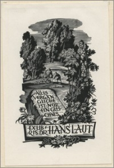 Ex Libris Dr Hans Laut