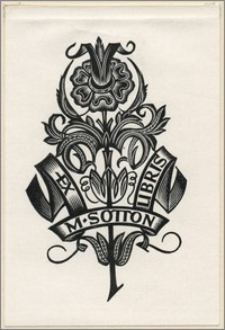 Ex libris M. Sotton