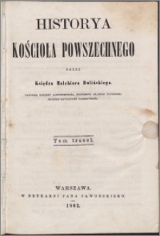 Historya kościoła powszechnego. T. 3