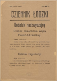 Dziennik Łódzki : Dodatek nadzwyczajny