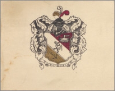 [Zaproszenie Incipit] "Baltia" Korporacja Studentów Uniwersytetu Poznańskiego ma zaszczyt prosić J.W.P.... na VII Doroczny Bal