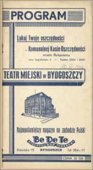 [Program:] Moja siostra i Ja. Operetka w 4-ech odsłonach według Berra i Verneuill'a
