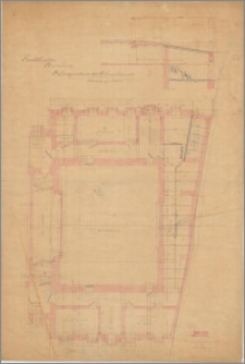 Stadttheater Bromberg. Kellergrundriss des Bühnenhauses : Abänderung zu Blatt 9