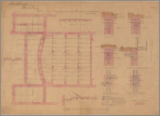 Stadttheater Bromberg. Trägerlage unter dem Parquet
