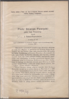 Piotr Skarga Pawęzki jako typ fizyczny