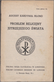 Problem religijny jutrzejszego świata