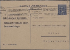 Materiały działalności naukowej i społecznej Tadeusza Czeżowskiego, cz. 5