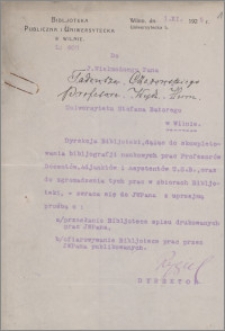 Materiały biograficzne Tadeusza Czeżowskiego