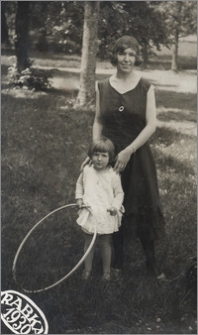 Danusia z mamą w Rabce