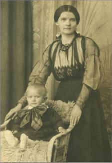 Leokadia Tyborska z córką Haliną