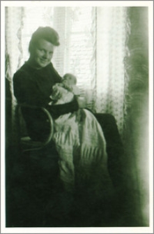 Irena Michałek z dzieckiem