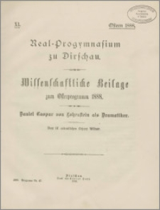 Daniel Caspar von Lohenstein als Dramatiker [...]