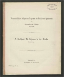 Die Odysse in der Schule. Fortsetzung