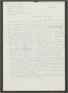 Oświadczenia Stanisława Kiałki jako świadka, zaświadczenia i pisma do ZBoWiD [o udziale w ruchu oporu].