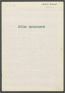 "Ostra Brama" : Układ opracowania