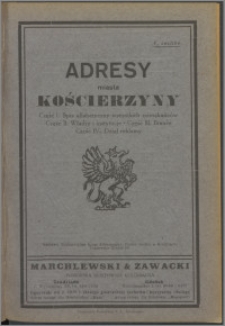 Adresy miasta Kościerzyny