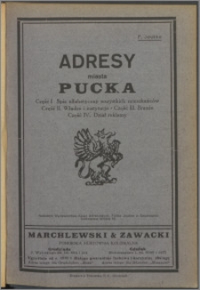 Adresy miasta Pucka