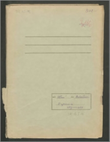 Odpowiedzi na opracowane przez Teodora Cetysa [pseud. Sław] „pytania zasadnicze” i „pytania pomocnicze”, dotyczące operacji Ostra Brama.