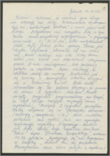 List Sabiny Korejwo z dnia 16 października 1972 roku