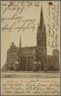 Toruń - garnizonowy kościół Św. Katarzyny - Gruss aus Thorn. Garnison-Kirche