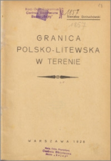 Granica polsko - litewska w terenie