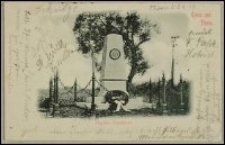 Toruń - pomnik Bawarczyków - Gruss aus Thorn. Bayern-Denkmal