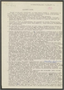 List Henryka Zaremby z dnia 21 października 1972 roku