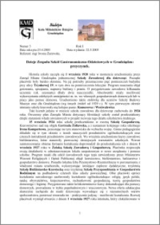 Biuletyn Koła Miłośników Dziejów Grudziądza 2003, Rok 1, nr 3 : Dzieje Zespołu Szkół Gastronomiczno-Odzieżowych w Grudziądzu: przyczynek.