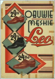 [Plakat] : [Inc.:] Obuwie męskie - Leo