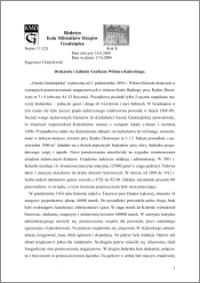 Biuletyn Koła Miłośników Dziejów Grudziądza 2004, Rok 2, nr 17(22) : Drukarnie i Zakłady Graficzne Wiktora Kulerskiego