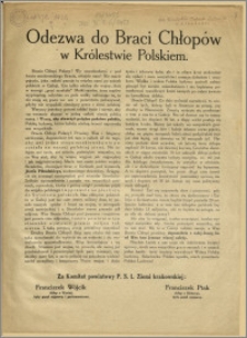 Odezwa do Braci Chłopów w Królestwie Polskiem