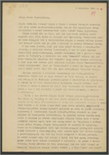 List Janiny Miłosz z 8 września 1969 roku