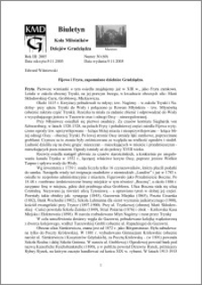 Biuletyn Koła Miłośników Dziejów Grudziądza 2005, Rok 3, nr 30(69) : Fijewo i Fryta, zapomniane dzielnice Grudziądza.
