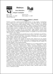 Biuletyn Koła Miłośników Dziejów Grudziądza 2007, Rok 5, nr 5(118) : Historia osiedli bezdomnych „Madera” i „Abisynia”