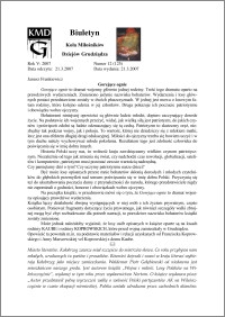 Biuletyn Koła Miłośników Dziejów Grudziądza 2007, Rok 5, nr 12(125) : Gorejące ognie