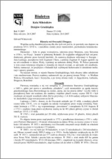 Biuletyn Koła Miłośników Dziejów Grudziądza 2007, Rok 5, nr 27(140) : Historia wsi Owczarki i Dragacz.