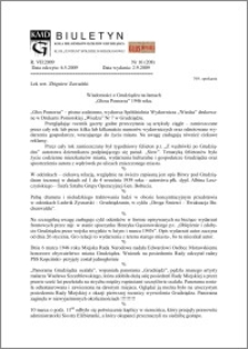 Biuletyn Koła Miłośników Dziejów Grudziądza 2009, Rok 7, nr 16(208) : Wiadomości o Grudziądzu na łamach „Głosu Pomorza” 1946 roku.