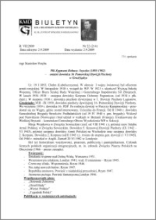 Biuletyn Koła Miłośników Dziejów Grudziądza 2009, Rok 7, nr 22(214) : Płk Zygmunt Bohusz- Szyszko (1893-1982) – ostatni dowódca 16 Pomorskiej Dywizji Piechoty w Grudziądzu