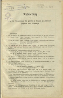Nachweisung der an die Angehörigen der polnischen Legion zu zahlenden Gehälter und Löhnungen : Kalisch, den 24. Dezember 1916 [...]