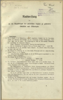 Nachweisung der an die Angehörigen der polnischen Legion zu zahlenden Gehälter und Löhnungen