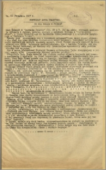 Komunikat Biura Prasowego. Co się dzieje w Polsce? / [dn. 12 /września 1917 r.]