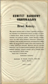 Komitet Narodowy Centralny do Braci Księży