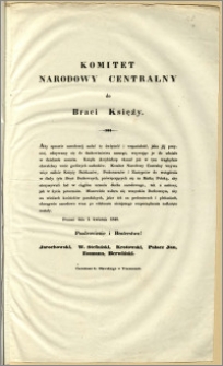 Komitet Narodowy Centralny do Braci Księży
