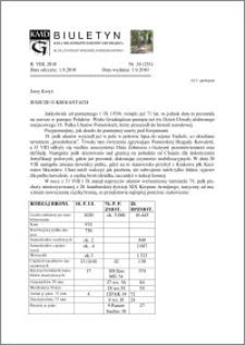 Biuletyn Koła Miłośników Dziejów Grudziądza 2010, Rok VIII, nr 24(253): Jeszcze o Krojantach