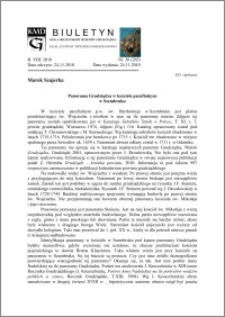 Biuletyn Koła Miłośników Dziejów Grudziądza 2010, Rok VIII, nr 36(265): Panorama Grudziądza w kościele parafialnym w Szembruku