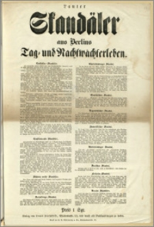 Lauter Skandäler aus Berlins Tag - und Nachtwachterleben