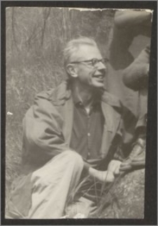 Stanisław Kiałka na wędrownych wczasach w górach